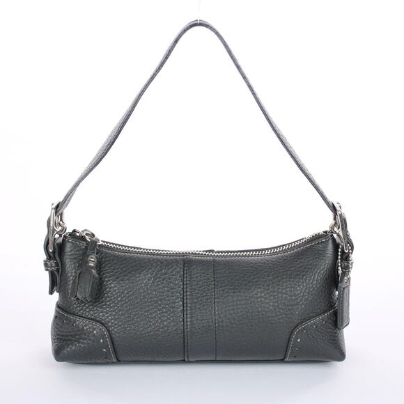 Coach Black Hamilton Leather Bag - Picture 1 of 7